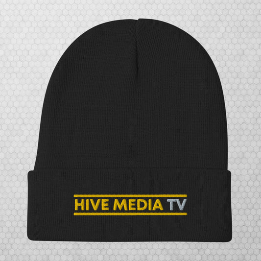 Hive Media TV Embroidered Beanie